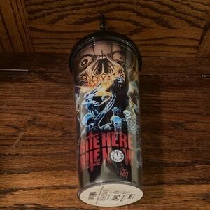 Ghost BC Band Rite Here Rite Now Movie‎ Tumbler With Straw Papa Emeritus Copia